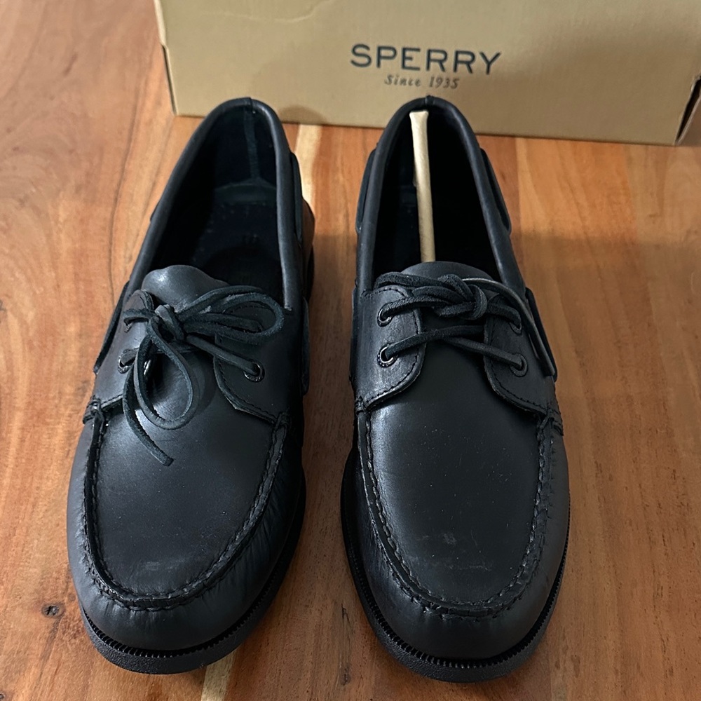 Sperry Men's Classic Black Boat Shoes